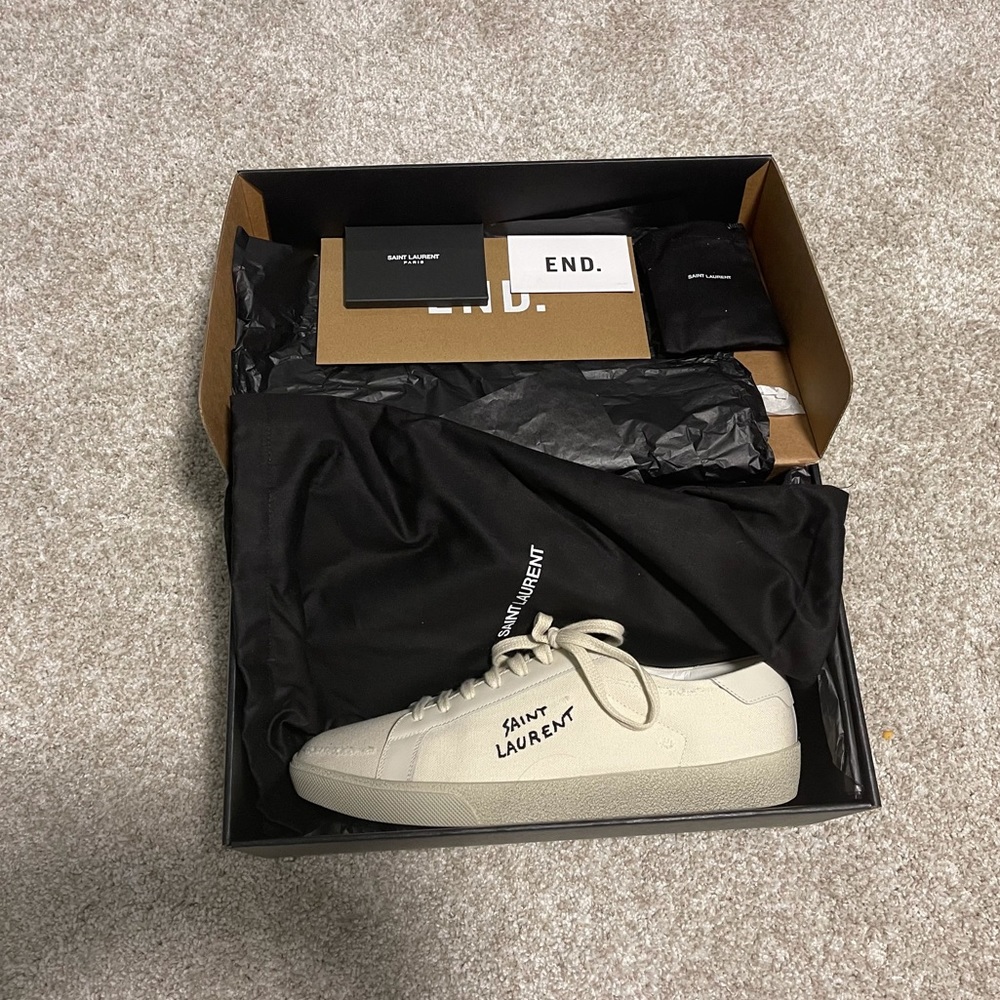 Saint Laurent Court Classic Sneakers EU42/US11